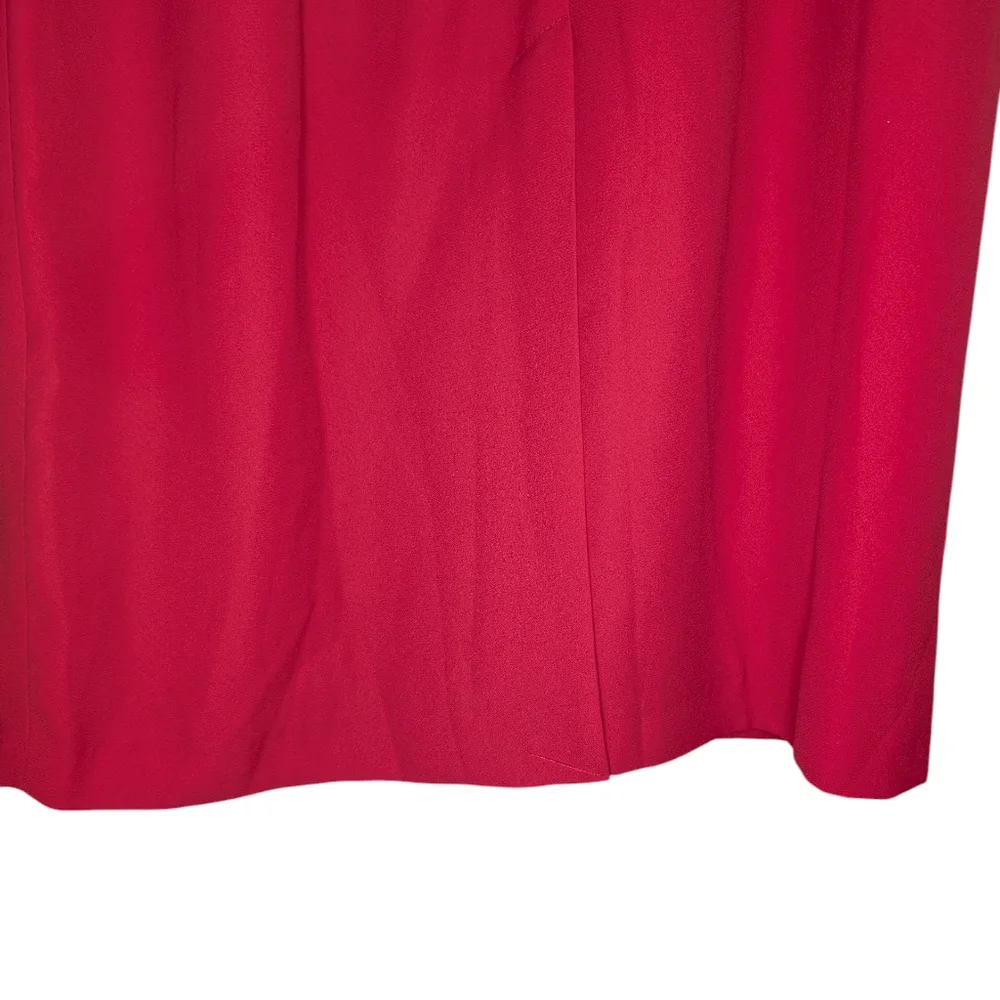 Signature By Harve Benard Vibrant Pink Pencil Midi Skirt, Size 16 W